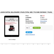 Jason Capital Millionaire X Files (Total size: 770.5 MB Contains: 7 files)