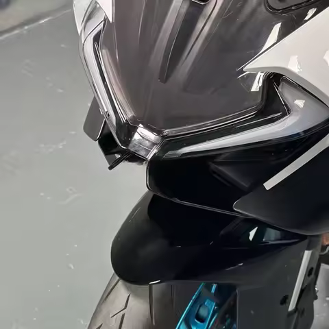 Motorcycle Dynamic Winglet Front Fairing Spoiler Lower Lip Guide For CFMOTO 675SR 675SR-R 675 SS/SR/