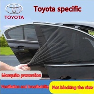 Toyota window sunshade net, mosquito proof mesh, double-layer car screen window curtain, Cross YARIS ALTIS VIOS CHR