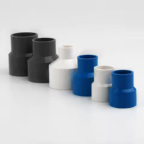2~8 PCS 20 25 32 40 50 63mm PVC Straight Reducing Connectors Water Pipe Adapters Fish Tank Tube Join