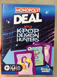 現貨💜正版 MONOPOLY 紙牌大富翁 X Kpop 獵魔女團系列 卡牌遊戲 桌上遊戲 派對遊戲 益智遊戲 收藏珍藏 Monopoly Deal Netflix K-Pop Demon Hunter