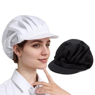 Women's assistant hat, chef hat, chef's hat, chef's hat, visors hat, employee's hat