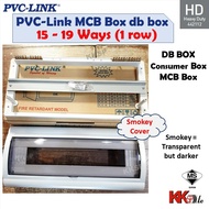 (New Stock NOV 2023,HEAVY DUTY) PVC LINK 15-19 Ways electrical box 15-19 PVC MCB box DB box Consumer