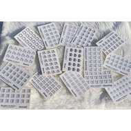 Stickhertz Mini House Chores and Personal Icon Stickers For Planner Hobonichi Jibun Techo Bullet Jou