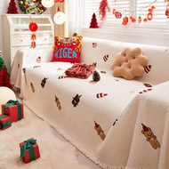 Unilateral Velvet Sofa Towel Cover Cloth ins Style All-Inclusive Sofa Cover Anti-Slip Dirt-Resistant