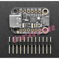 Model: ada4471, American MCP2221A Module...USB to GPIO A I2C-QT/Qwiic Interface