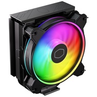 Hyper 212 Halo Black CPU Air Cooler, 120 Halo² PWM Fan, Dual Loop ARGB, Aluminum Top Cover, 4 Copper