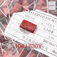 C 104J 630V 0.1uf 630V CBB22 Capacitor Mylar ตัวเก็บประจุ ชนิดไมลาร์ ความกว้างขา 15มม.