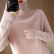 Broken Size 58 Yuan Thickened High-Neck Sweater Women's Pullover Long-Sleeved Sweater Loose Short St