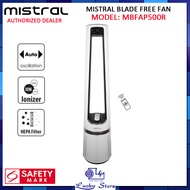 (Bulky) MISTRAL MBFAP500 BLADE FREE TOWER FAN WITH AIR PURIFIER AND REMOTE CONTROL AND TIMER