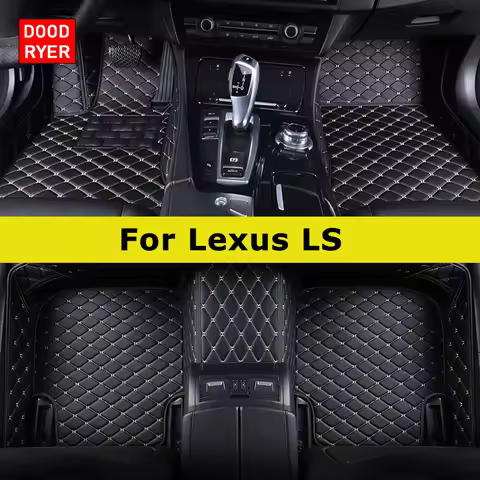DOODRYER Custom Car Floor Mats For Lexus LS LS350 LS400 LS430 LS460 LS500 LS500h LS600h Auto Carpets