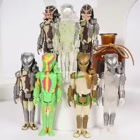 Movies Predators PVC Action Figures Toys 4" 10CM PVC Figures Toys Gift 7pcs/set
