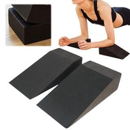 2Pcs Yoga Wedge Blocks and Squat Wedge Board Multi Functional Stretch Slant Board with Non Slip EVA 