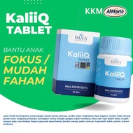 KALIIQ TABLET VITAMIN  BOOSTER MINDA HOMEOPATHY - FOKUS BELAJAR EXAM, SPM & HAFAZAN  (90 BIJI)