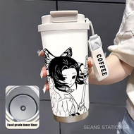 Butterfly Tongue Coffee Cup Magic Sword Theme Thermos Cup Stainless Steel Heat-Resistant Thermos The