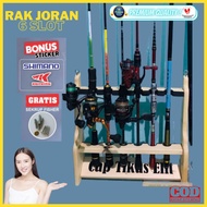 Fishing Rod Rack Maguro Rod Holder/Rod Holder Wall Mount Rod Holder Relix Nusantara