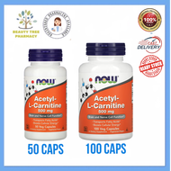 Now Foods Acetyl-L-Carnitine 500 mg 50 / 100 capsules