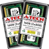 A-Tech 16GB Kit (2x8GB) Memory RAM for HP Envy M6-N113dx - DDR3 1333MHz PC3-10600 Non ECC SO-DIMM 2Rx8 1.5V - Laptop &amp; Notebook