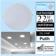 PUTIH Philips DL190B LED Downlight 22 Watt White / Philips LED Downlight 22 Watt / Philips LED Panel