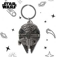 1PC Star Wars Officially Licensed Metal Keychain Featuring 4 Styles Millennium Falcon R2-D2 X Wing A