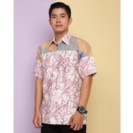 Menshirt Cotton Full Lining Baju Lelaki Short Sleeve Batik Asli Kelantan by Danielrose.co