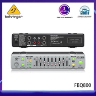 BEHRINGER FBQ800 Compact 9-Section Graphic Equalizer Multi-Effect Processor - Dual-Hand Operation Co