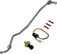 Exhaust Back Pressure Sensor Tube EBP Sensor w/Wire Harness Compatible with Ford F250 F350 7.3L Powe