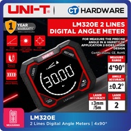 UNI-T LM320E Digital Angle Meter | 2-Side Laser Design | Measure Range 4 x 90° | Accuracy ± 0.2°