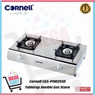 Cornell Tabletop Double Gas Stove (LPG Gas) CGSP1102SSD | CGS-P1102SSD (1 Year Warranty)