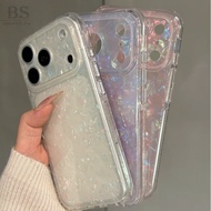 Fantasy Girl Pink Taro Purple Shell Pattern Double Layer Suitable for iPhone 17 16 15 Pro Max i15 i1