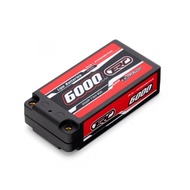 256408 SUNPADOW ERC PLUS 6000MAH 7.6V 2S2P 110C (4MM PLUG)