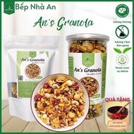(Siêu hạt 30%ym) Granola ăn kiêng không đường - Ngũ cốc ăn kiêng nhiều hạt có macca