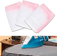 Pack of 3 ironing cloths, mesh ironing cloths, for ironing various fabrics such as clothing, trouser