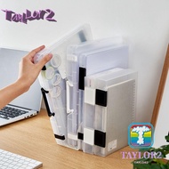 ATAYLOR a5 Organize The Box, Portable Simple A4 File Box, Document Case Folder Durable Transparent a