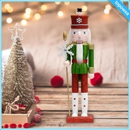 [Topowxa] Christmas Nutcracker Figurine Christmas Decoration for Bedroom Shelf Cabinet