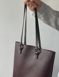 Zemoneni 全手作 限量 黑色朱古力 超大 肩背包 托特包 tote 香港