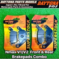 Daytona brakepad package Nmax V1 V2 Front and Rear