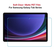 For Samsung Galaxy Tab S9 Plus Ultra Front Slim Soft HD Clear / Matte No Fingerprint Screen Protector Film