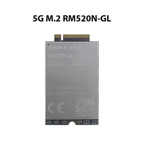 Wiflyer 5G Module M.2 Slot for WIFI Router M.2 Connector GNSS NR Sub-6GHz IoT RM520N-GL CAT20 Modem 