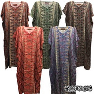 Baju Tidur Kelawar Batik Sarawak - Borneo Kaftan Dress- Free Size - LittleBorneo #2