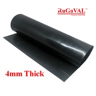 EPDM Rubber Sheet I Size:4mm(Thk)x1.2mtr(Width)x300mm(L) I Rubber Sheet Smooth Surface I READY STOCK