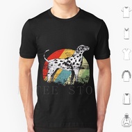 Dalmatian Gassi Walking T Shirt Print Cotton Dalmatian Dog Dogs Animal Animals Domestic Animal House
