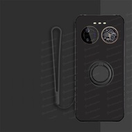 Black Metal Magnetic Phone Holder Soft TPU Protective Phone Case For IIIF150 B2 Ultra With  Wrist St