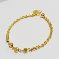 Bracelet Gelang Tangan Sauh Buluh Emas Bangkok FREE COP 916