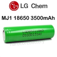 LG MJ1 18650 3500mAh Battery 3.7v 10A High Drain Capacity Rechargeable INR18650MJ1 Flat Button Top P