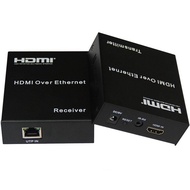 hipower shop 1080P HDMI Extender Ethernet Network With IR Infrared Support Up To 120m Transmitter HD