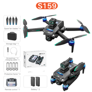 Drone GPS 4K HD Dual Kamera FPV Anti Tabrakan Brushless Motor Drone Profesional Remote dengan Layar