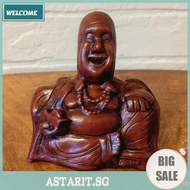 Resin Buddha Ornament Middle Finger Laughing Buddha Statue Smiling Buddha Statue