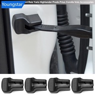 【FY】  4Pcs Car Door Lock Cover Door Stopper Covers for Toyota Camry Rav4 Reiz Yaris Highlander Prado