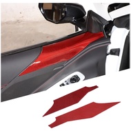 CHEAYAR Soft 3D Real Carbon Fiber Car Inner Door Top Panel Sticker Trim Decor Trim Kit Compatible wi